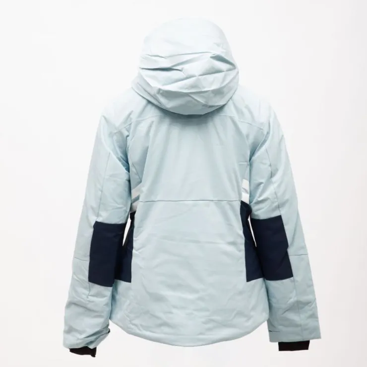 ROSSIGNOL Veste de ski resort avec capuche poches colorées Femme BLEU CLAIR Clearance