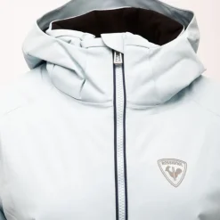 ROSSIGNOL Veste de ski resort avec capuche poches colorées Femme BLEU CLAIR Clearance