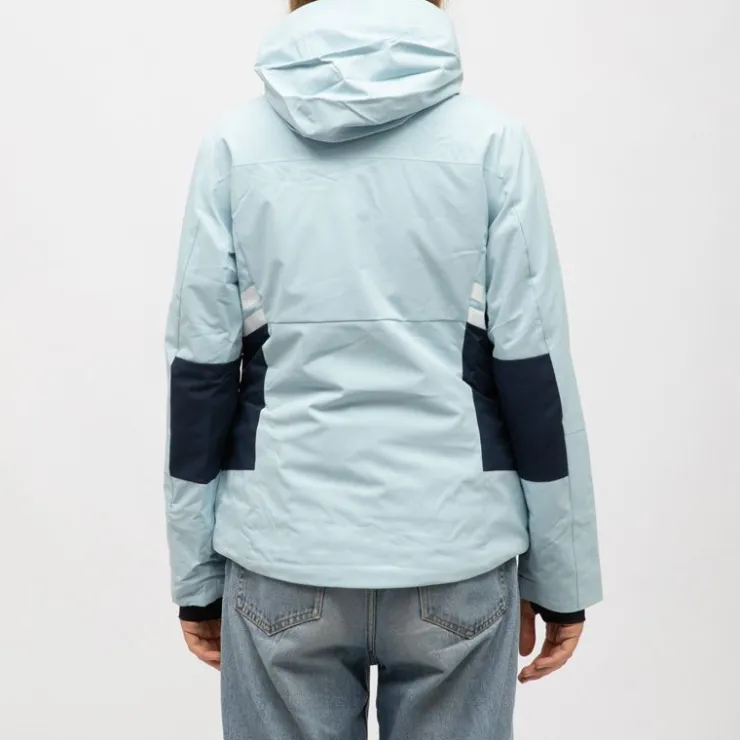 ROSSIGNOL Veste de ski resort avec capuche poches colorées Femme BLEU CLAIR Clearance