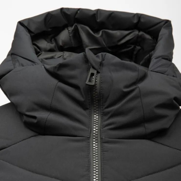 ROSSIGNOL Veste de ski resort matelassée à capuche Femme NOIR New