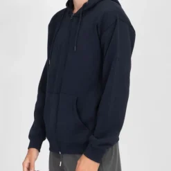 BILL TORNADE Veste de sport cavalier coton avec capuche Homme BLEU FONCE