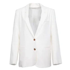 LA PETITE ETOILE Veste de tailleur rouge Voliane Femme BLANC ECRU
