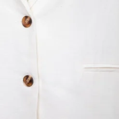 LA PETITE ETOILE Veste de tailleur rouge Voliane Femme BLANC ECRU