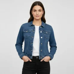 ONLY Veste en jean Becky blue denim Femme BLEU New