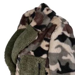 OAKWOOD Veste fourrure synthetique jump Femme KAKI