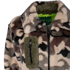 OAKWOOD Veste fourrure synthetique step 2 Femme KAKI Sale