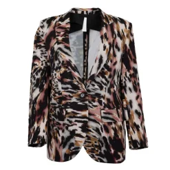 IMPERIAL Veste imprimé animal Femme NOIR Best