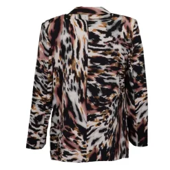 IMPERIAL Veste imprimé animal Femme NOIR Best