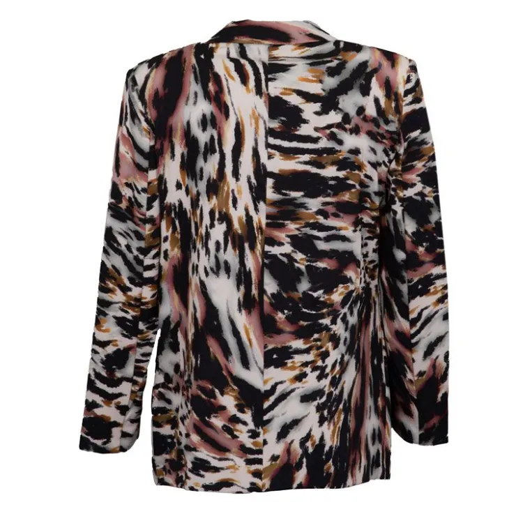 IMPERIAL Veste imprimé animal Femme NOIR Best