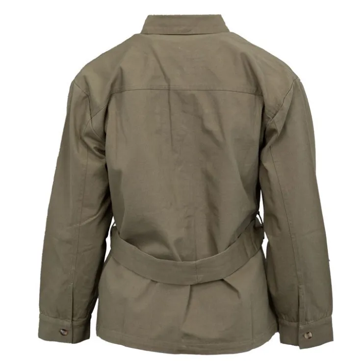 LA PETITE ETOILE Veste légère coton Valory à boutons Femme KAKI Sale