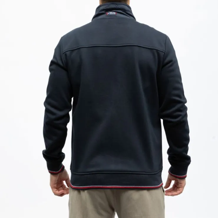 DEELUXE 74 Veste major avec liseré poches zippées Homme BLEU FONCE Hot