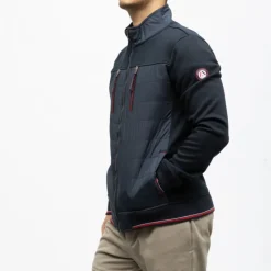 DEELUXE 74 Veste major avec liseré poches zippées Homme BLEU FONCE Hot