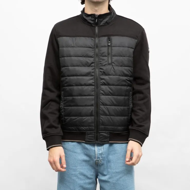 DEELUXE 74 Veste majorson col montant avec effet matelassé Homme NOIR Best