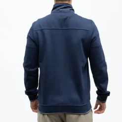 DEELUXE 74 Veste majorson col montant avec effet matelassé Homme BLEU FONCE Discount