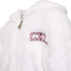 CXL BY CHRISTIAN LACROIX Veste polaire douce capuche avec oreilles roses Fille BLANC Online