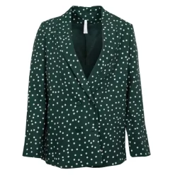 IMPERIAL Veste tailleur vert sapin à pois blanc Femme VERT FONCE
