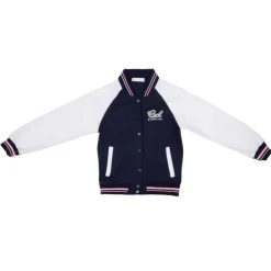 CXL BY CHRISTIAN LACROIX Veste teddy bi color à rayures Enfant BLEU FONCE Clearance