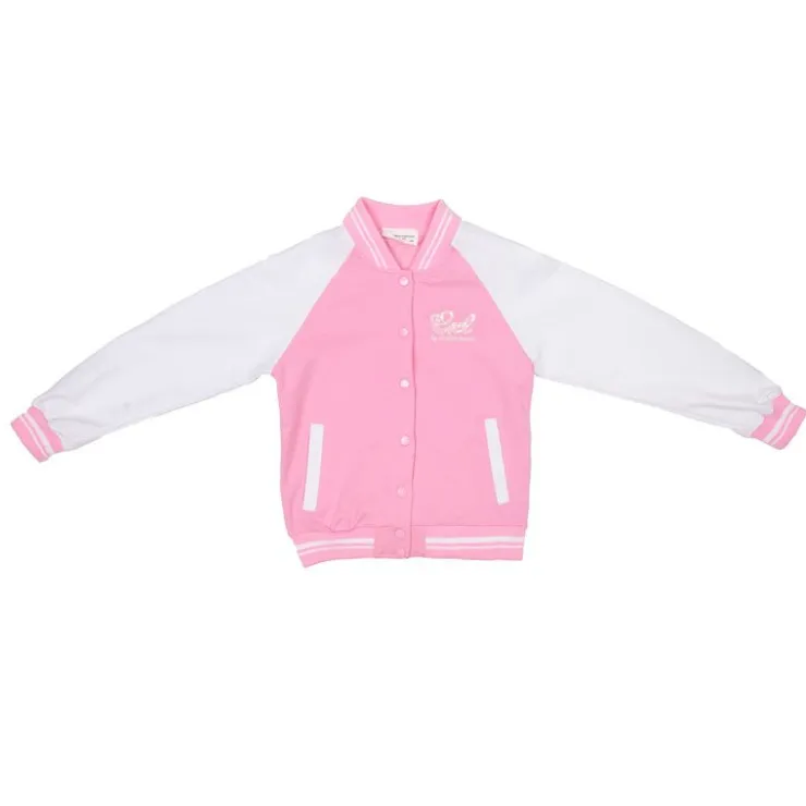 CXL BY CHRISTIAN LACROIX Veste teddy bi color à rayures Enfant ROSE CLAIR Clearance