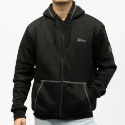 LEE COOPER Veste zippee fourree mihali Homme NOIR Hot